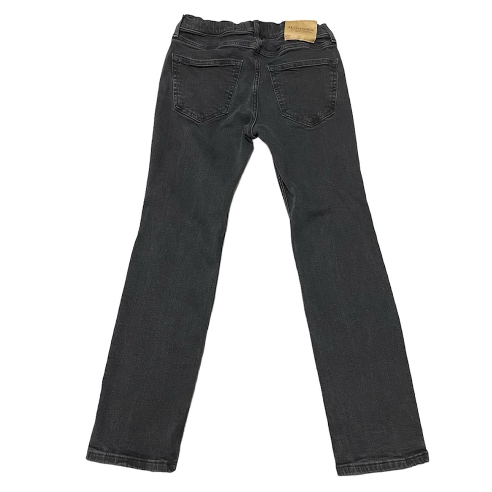 Abercrombie Kids Faded Black Skinny Jeans Size: 13/14 Regular